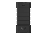 ASUS TUF Gaming A2-USB-C 3.2 Gen 2×2 SSD enclosure 20Gbps dual M.2 NVMe PCIe and SATA interfaces M.2 Q-Latch