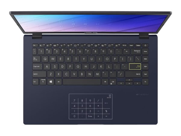 ASUS Vivobook E410MANS-BV1854WS Intel Pentium Silver N5030 14p HD 4Go 128Go UMA W11H Office365 1an 2YR On-site D + 1 Black (P)