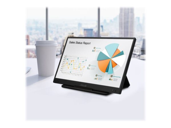 ASUS ZenScreen MB166C 15.6p IPS FHD 1920×1080 Portable Monitor Flicker free USB Type-C Low Blue Light TUV certified