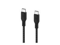 BELKIN 100w USB-C to USB-C Braided Cable 2M Black