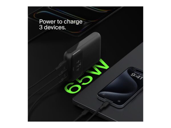 BELKIN 20k 65w Laptop Powerbank Digital display