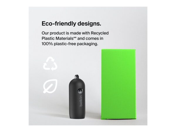 BELKIN 30W USB PD Car Charger With PPS Black