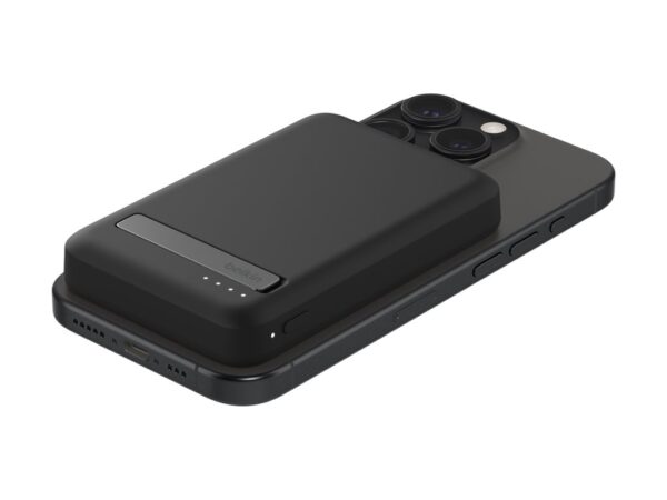 BELKIN 5k Qi2 MagSafe Compatible Powerbank with Kickstand – BLACK