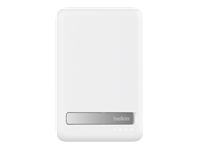 BELKIN 5k Qi2 MagSafe Compatible Powerbank with Kickstand – WHITE