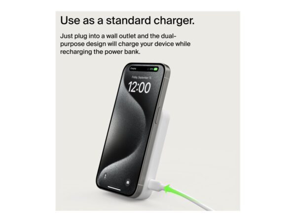 BELKIN 8k Qi2 MagSafe Compatible Powerbank with kickstand
