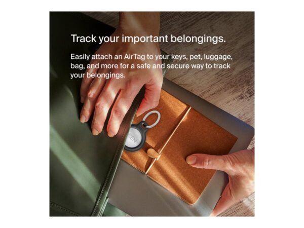 BELKIN Airtag Protection avec porte-clés Noir