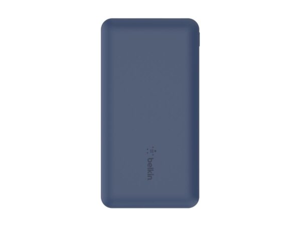 BELKIN Batterie externe 3 ports 10K avec câble USB-A vers USB-C bleu