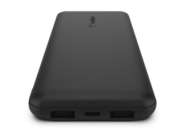 BELKIN Batterie externe 3 ports 10K avec câble USB-A vers USB-C noir