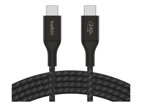 BELKIN Boost Charge 240w USB-C to USB-C Cable 1M Black