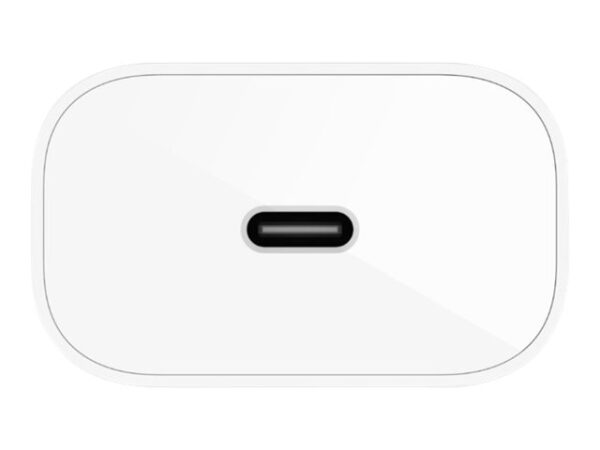 BELKIN BOOST CHARGE 25w USB-C PD PPS Single Wall Charger White