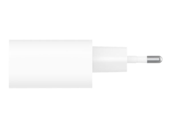 BELKIN BOOST CHARGE 25w USB-C PD PPS Single Wall Charger White