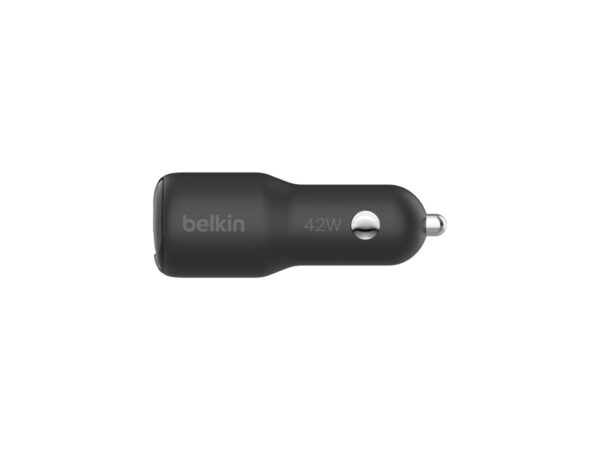 BELKIN Boost Charge 42w – 30w USB-C PD PPS + 12w USB-A Car Charger