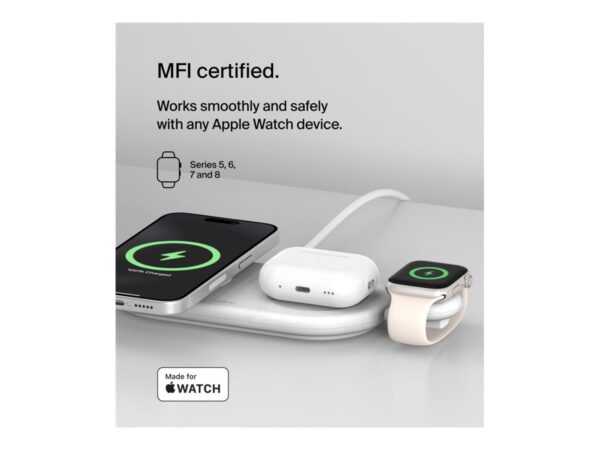 BELKIN BOOST CHARGE Apple Watch Fast Charge Dongle White