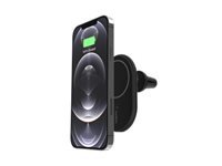 BELKIN BOOST CHARGE Magnetic wireless Car Vent Mount + Car Charger No CLA Black