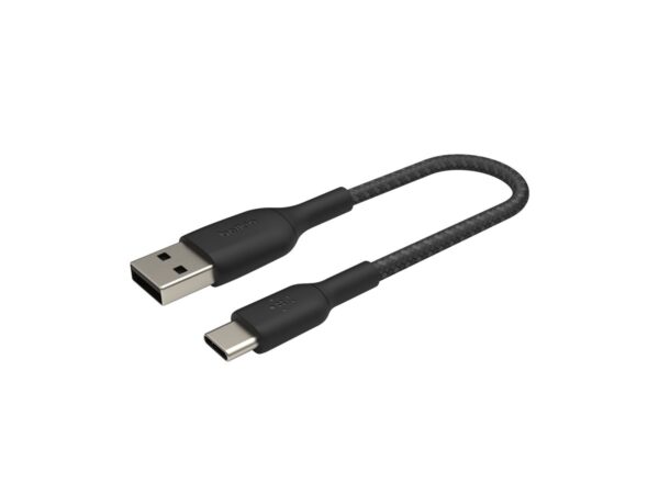 BELKIN BOOST CHARGE USB-A to USB-C Cable Braided 0.15M Black