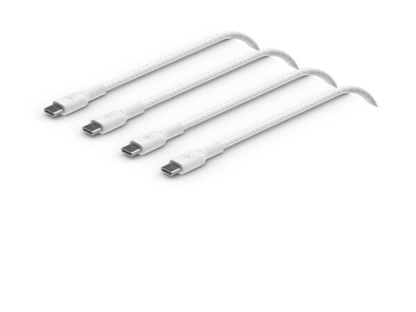 BELKIN BOOST CHARGE USB-C to USB-C 2.0 Cable Braided 1M White