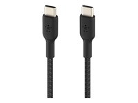 BELKIN BOOST CHARGE USB-C to USB-C Cable Braided 0.15m Black