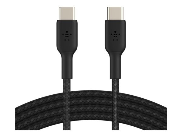 BELKIN BOOST CHARGE USB-C to USB-C Cable Braided 2m Black