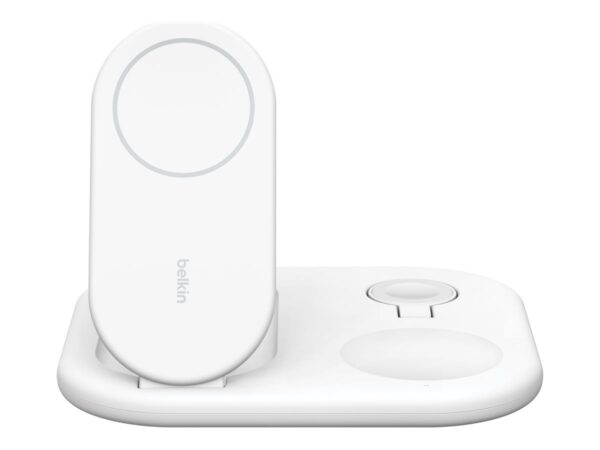 BELKIN BOOSTCHARGE Qi2 15w Magnetic 3in1 Stand White