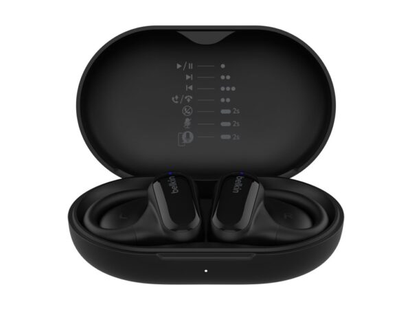 BELKIN Clearfit Open-Ear Wireless Earbuds Black
