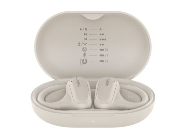 BELKIN Clearfit Open-Ear Wireless Earbuds Sand