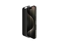 BELKIN ScreenForce Pro TemperedGlass Privacy AM Screen Protection for iPhone 15 Pro