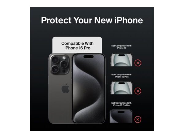 BELKIN ScreenForce Pro UltraGlass2 AM Screen Protector – iPhone 16 Pro