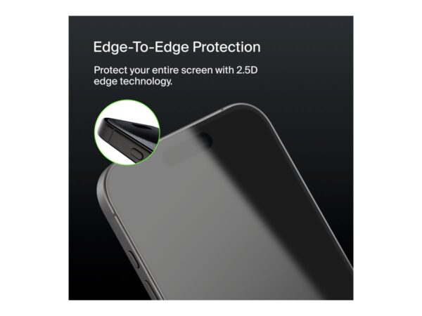BELKIN ScreenForce Pro UltraGlass2 AM Screen Protector – iPhone 16 Pro Max