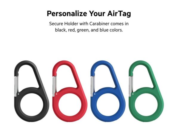 BELKIN Secure Holder Carabiner for Airtag Black