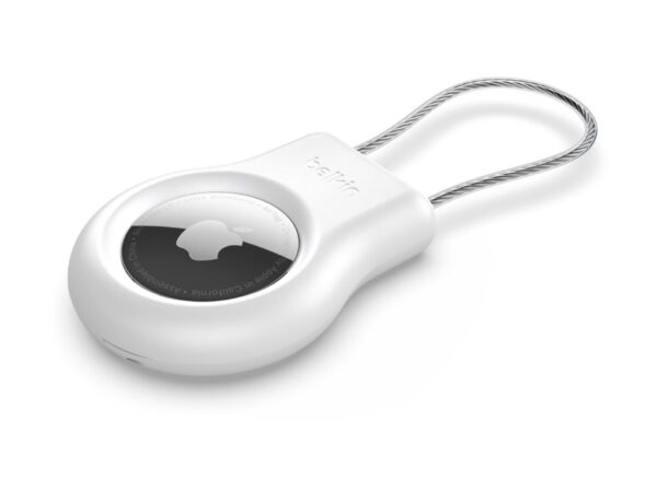 BELKIN Secure Holder with Wire Cable for AirTag White