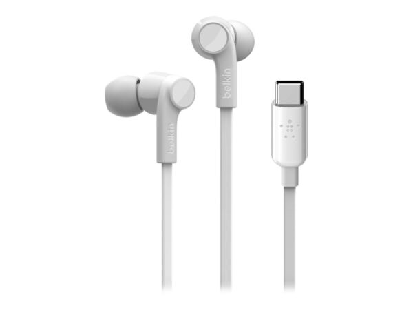 BELKIN SOUNDFORM – Headphones with USB-C Connector White