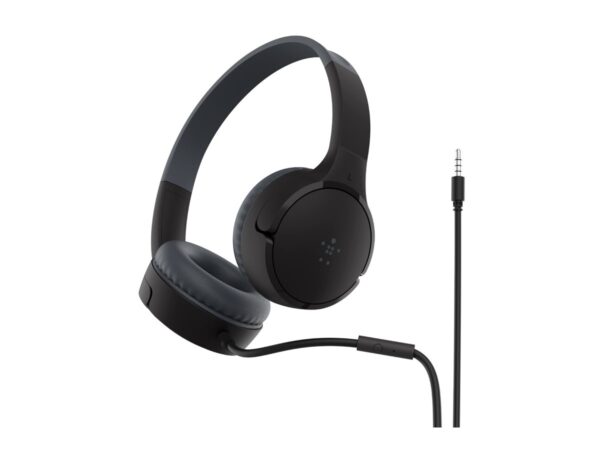 BELKIN SOUNDFORM Mini Wired On-Ear Headphones for Kids Black