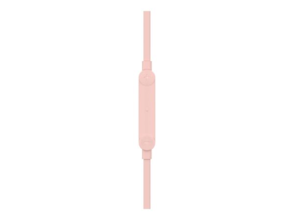 BELKIN USB-C EARBUDS W/ ADJUSTABLE VOLUME LIMITER PINK