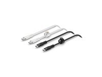 BELKIN USB-C to USB-C Braided Silicone White Black Mix 1m Twin Pack