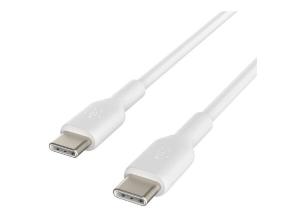 BELKIN USB-C to USB-C PVC White 1m Twin Pack