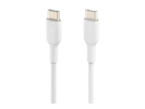 BELKIN USB-C to USB-C PVC White 1m Twin Pack