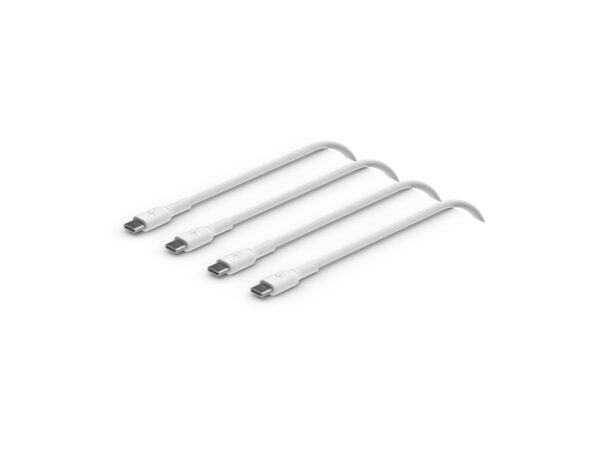 BELKIN USB-C to USB-C PVC White 1m Twin Pack