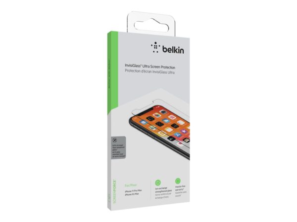BELKIN Verre trempé pour Iphone 11 Pro Max Anti-Microbial