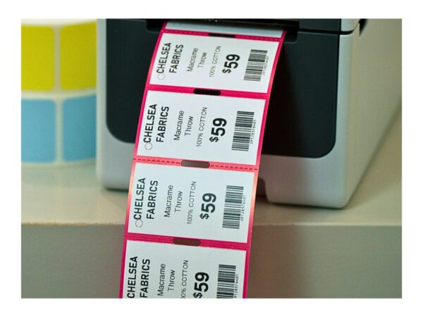 BROTHER 2p label printer USB connection 203dpi Ethernet Possible battery LCD screen Bluetooth Wi-Fi touch screen