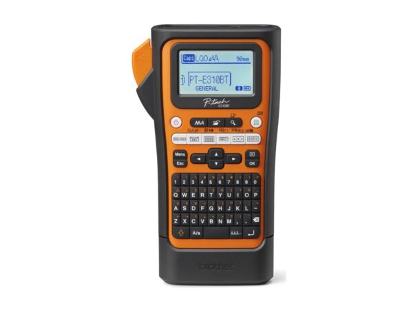 BROTHER Bluetooth connectable electrician labeling machine 18mm ribbon max QWERTY keyboard delivered with case
