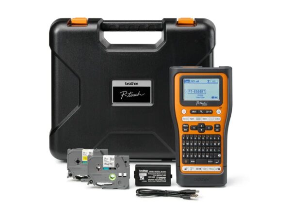 BROTHER Bluetooth connectable electrician labeller Ribbon 24mm max QWERTY keyboard delivered with case