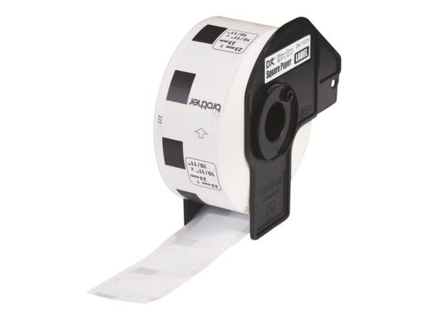 BROTHER Etiquettes papier carres 23x23mm