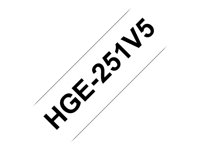BROTHER HG251 tape 24mmx8m 5 pack