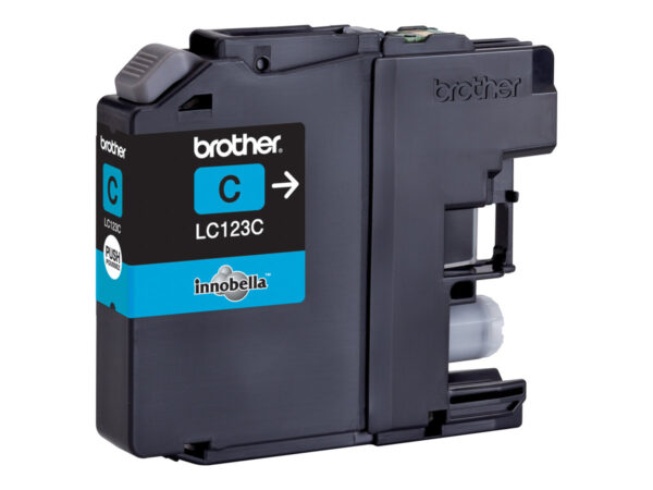 BROTHER LC-123 cartouche d encre cyan haute capacité 600 pages 1-pack blister sans alarme