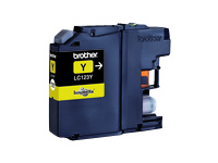 BROTHER LC-123 cartouche d encre jaune haute capacité 600 pages 1-pack blister sans alarme