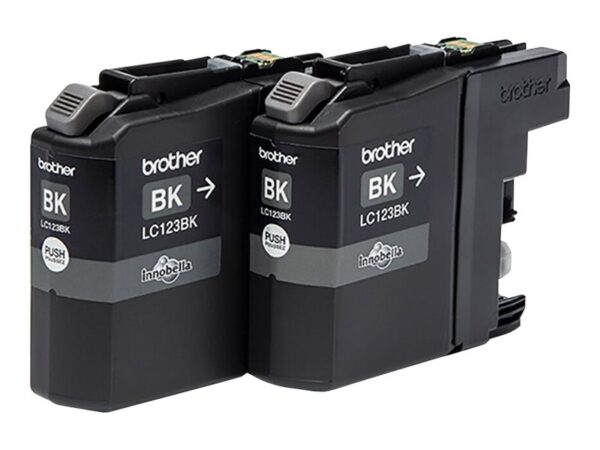 BROTHER LC-123 cartouche d encre noir haute capacité 600 pages 1-pack blister sans alarme