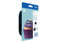 BROTHER LC-123 cartouche d encre noir haute capacité 600 pages 1-pack blister sans alarme
