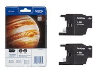 BROTHER LC-1240 cartouche d encre noir haute capacité 2×600 pages 1-pack blister sans alarme