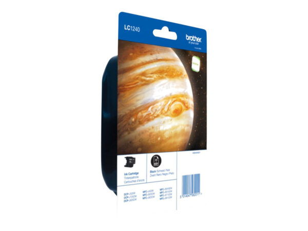BROTHER LC-1240 cartouche dencre noir haute capacité 600 pages 1-pack blister sans alarme