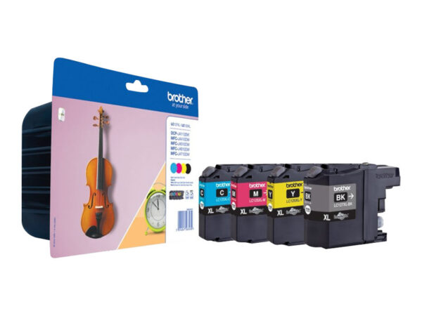 BROTHER LC-127XL cartouche dencre noir et tricolore haute capacité 1-pack blister sans alarme
